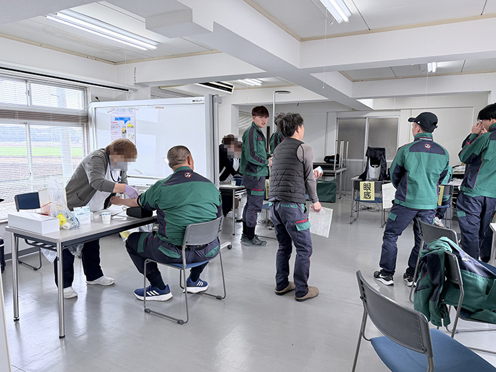 生活習慣病健診（定期健康診断）を受診しました。